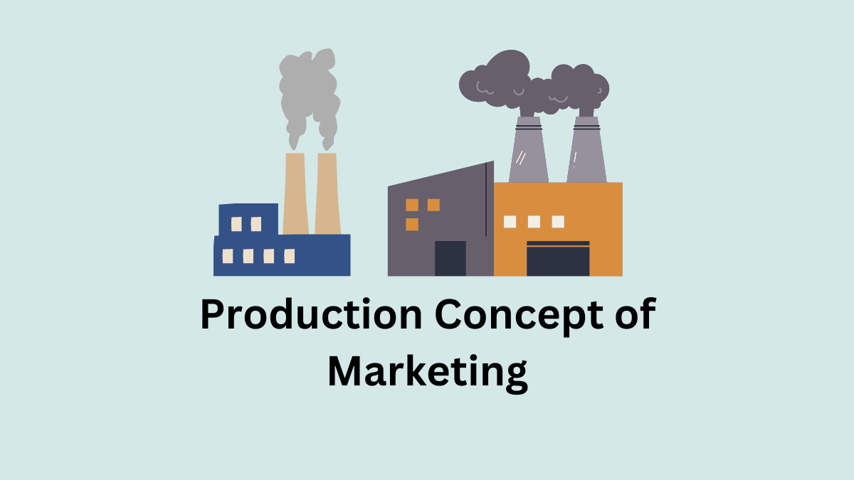 production concept of marketing